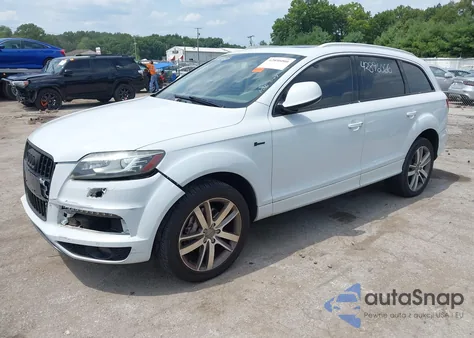 2012 Audi Q7 3.0T S Line Prestige из США, поврежденный, VIN WA1DGAFEXCD009043